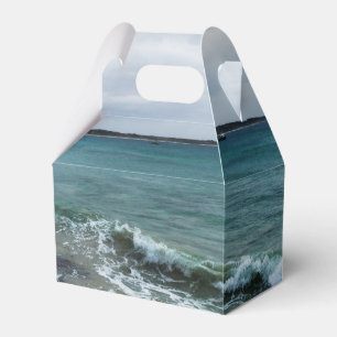 Waves And Fishing Boats On The Ocean, Favor Box