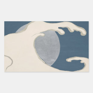 Waves and sun sticker