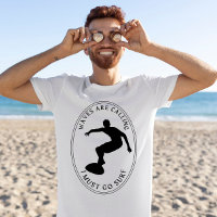 waves calling i must go surf Monochrome graphic