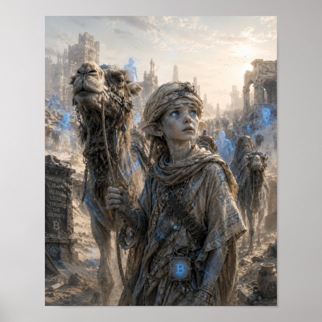 Waves / Camel Herder / Desert Poster (Front)
