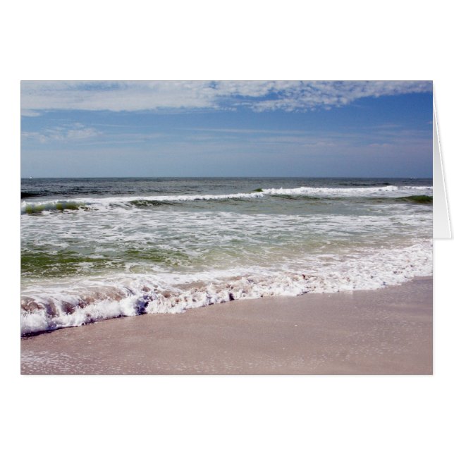 Waves Crash on the Sandy Beach (Front Horizontal)