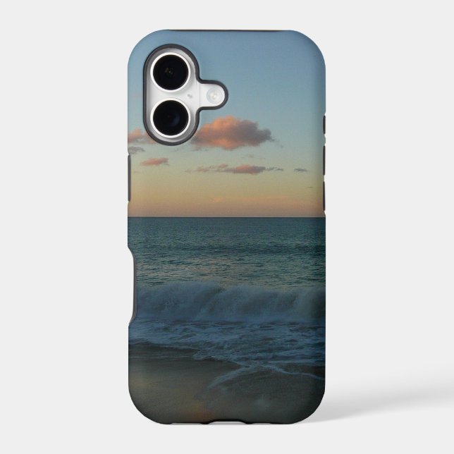 Waves Crashing at Sunset Beach Landscape (Back)