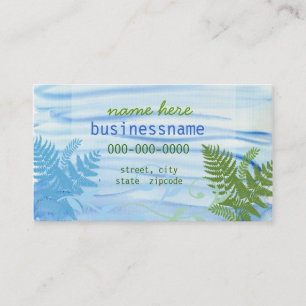 Waves & Ferns Profile Card