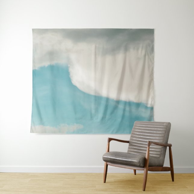 waves in all ways tapestry (In Situ (Horizontal))
