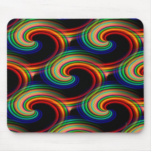 Waves in colours.... mouse pad (Front)