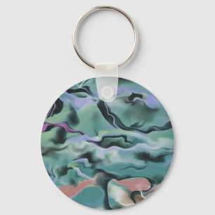 Waves In Harmony Keychain