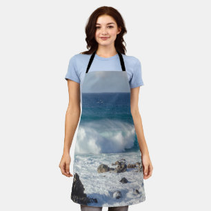 Waves In Maui, Hawaii Landscape Photography Apron