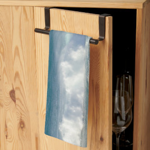 Waves In Maui, Hawaii Landscape Photography Kitchen Towel