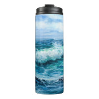 Waves in ocean. Modern Impressionism, modernism, m