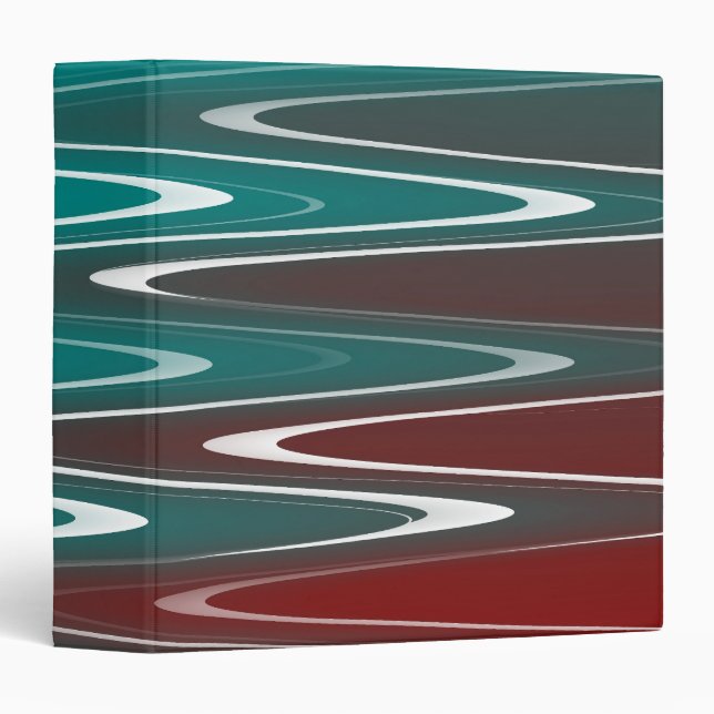 Waves in white binder (Front/Spine)