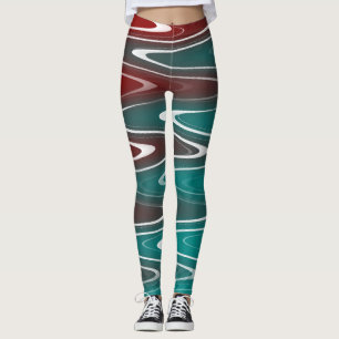 Waves in white leggings