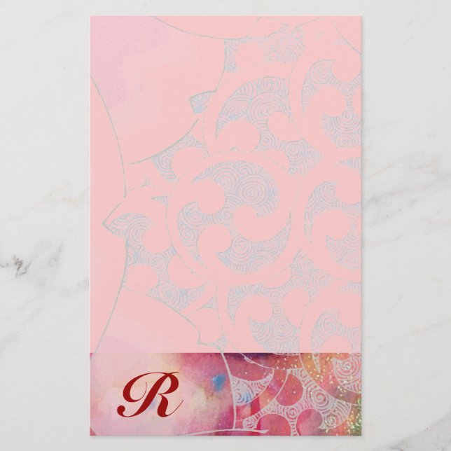 WAVES Monogram Stationery (Front)