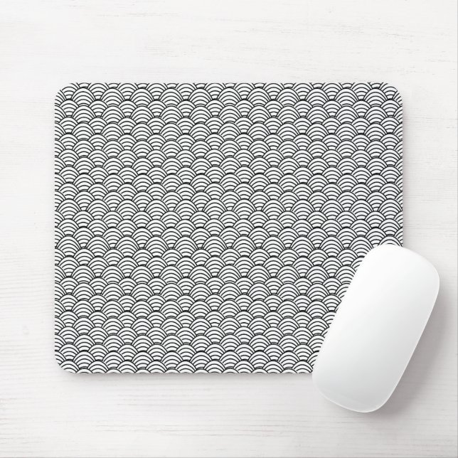 Waves  mouse pad (With Mouse)