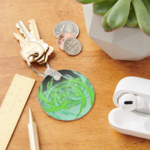 Waves n Swirls Keychain