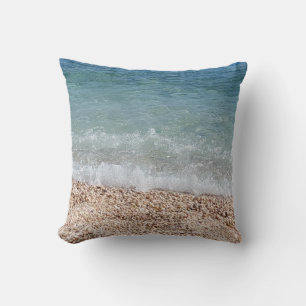 Waves Nature Photography Throw Pillow