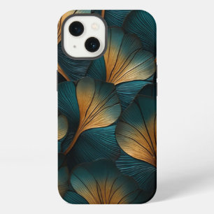 Waves of Blue and Gold iPhone 13 Case