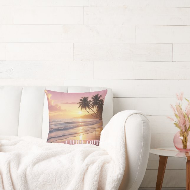 Waves of Change – Chill Out Sunrise Pillow (Couch)