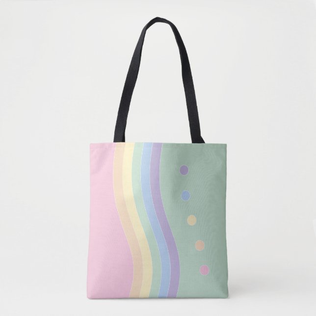 Waves of Delight (Flow) Tote Bag (Front)