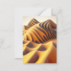 Waves of Gold Card