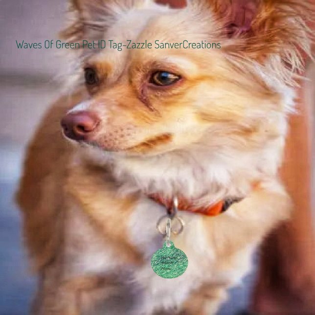 Waves Of Green   Pet Tag (Creator Uploaded)