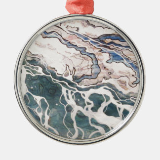 Waves of Lake Erie Metal Ornament