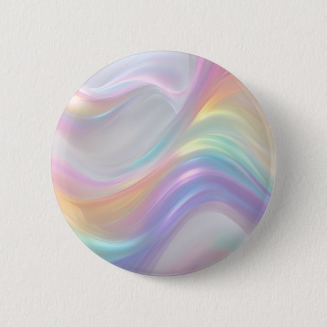 Waves of Light 2 Inch Round Button (Front)