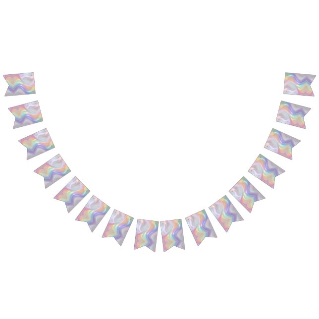 Waves of Light Bunting Flags (All)