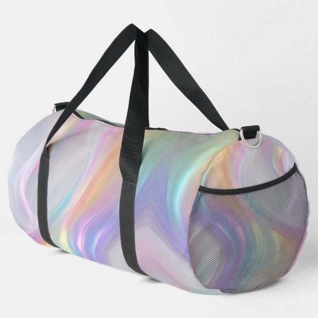 Waves of Light Duffle Bag (Right Corner)
