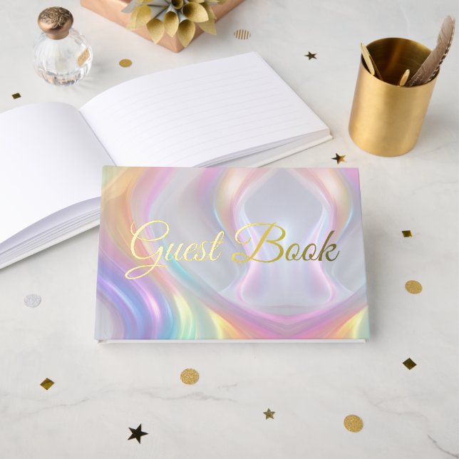 Waves of Light Guest Book (Front Open)