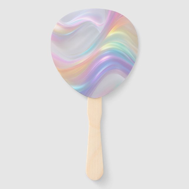 Waves of Light Hand Fan (Front)