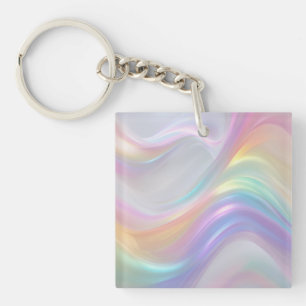 Waves of Light Keychain