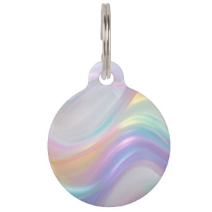 Waves of Light Pet Tag