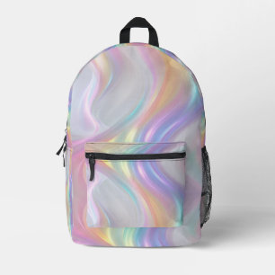 Waves of Light Printed Backpack