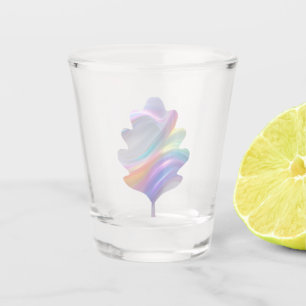 Waves of Light Shot Glass