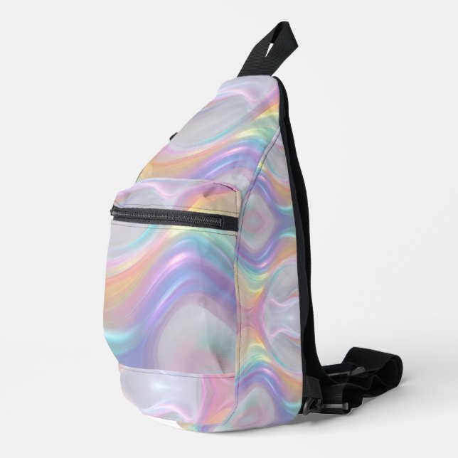 Waves of Light Sling Bag (Right Corner)