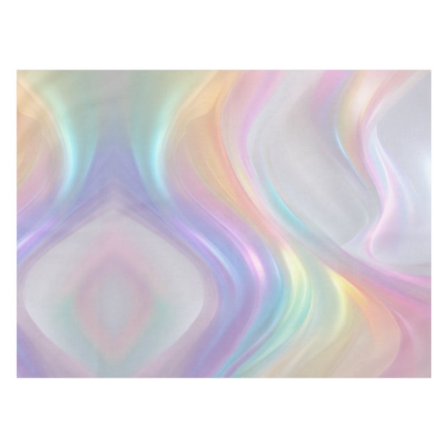 Waves of Light Tablecloth (Front (Horizontal))