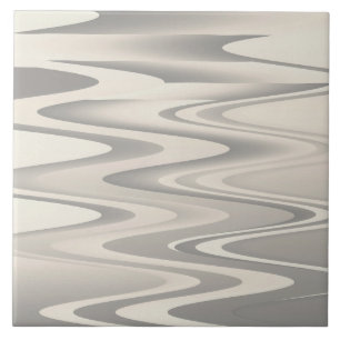 Waves of white shades texture tile