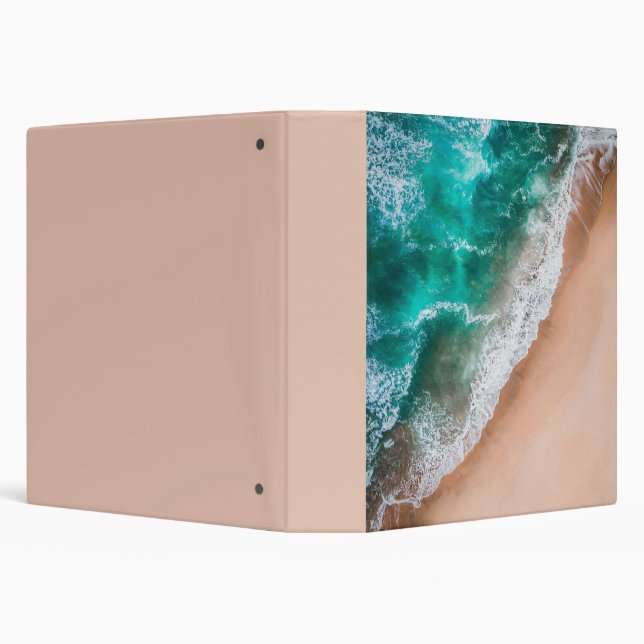 Waves on Sandy Beach  Binder (Background)