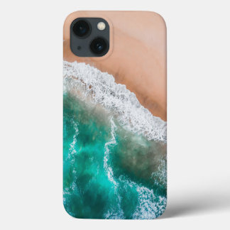Waves on Sandy Beach iPhone 13 Case