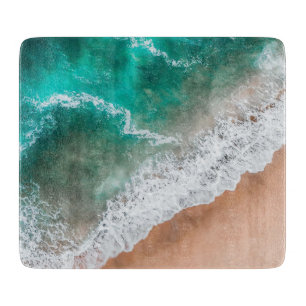Waves on Sandy Beach Cutting Board