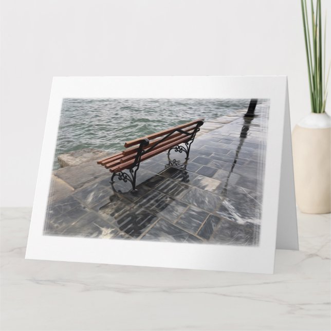 Waves on shore card (Front)