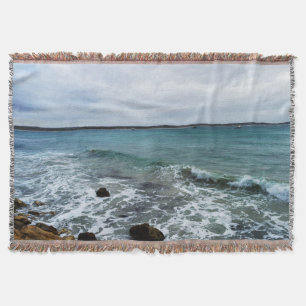 Waves On The Ocean, Throw Blanket