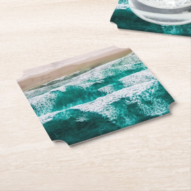 Waves Paper Coaster (Angled)