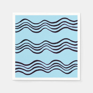 Waves Paper Napkin