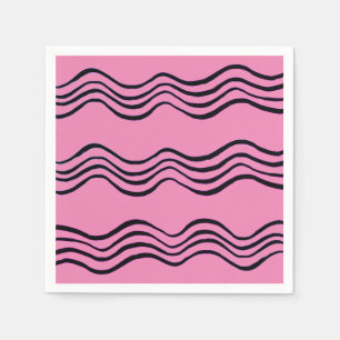 Waves Paper Napkin