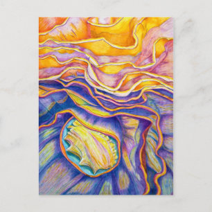 Waves Postcard