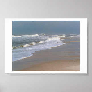 Waves Rush In Poster