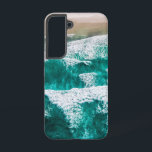 Waves Samsung Galaxy Case<br><div class="desc">This photograph was shot during a scenic flight from Cape Reinga to Kerikeri airport, on the north island of New Zealand. Great Exhibition Bay is only visible by air or by sea. This area is very remote and without a doubt one of the most beautiful places in New Zealand with...</div>