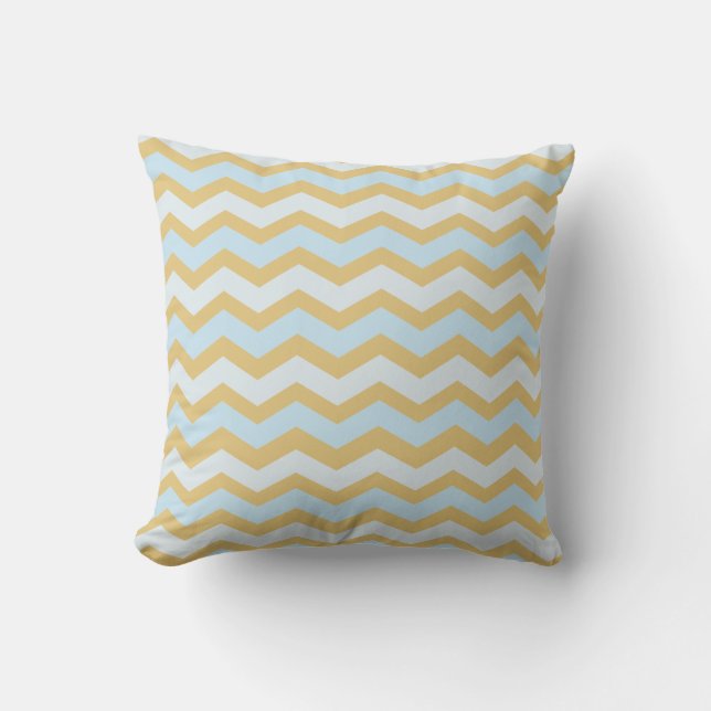 Waves & Sand Throw Pillow (Front)