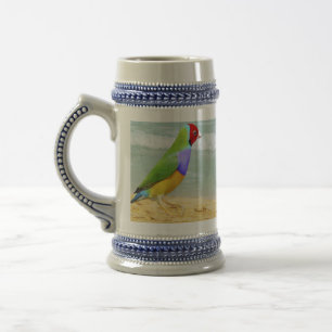 waves, sky and surf on boa vista beach beer stein